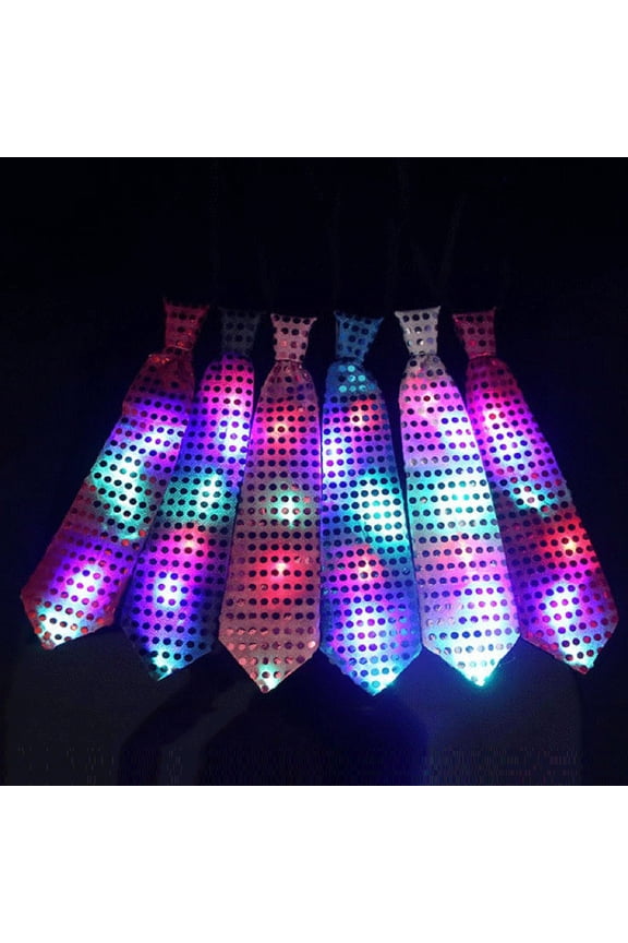 Neckwear Adorable Luminous Fabric Mens Boys Bow Tie for Party