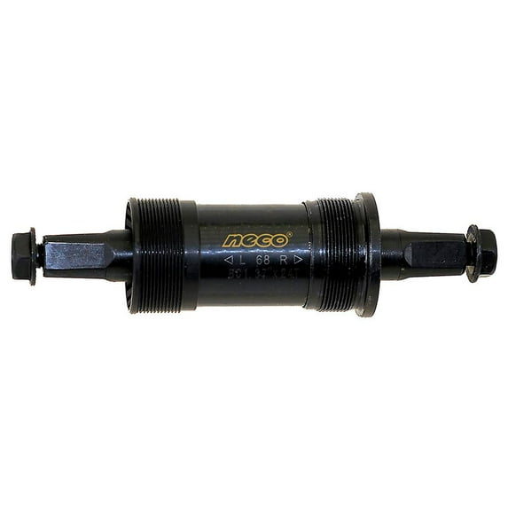 Neco 68 x 127.5 mm SRQ/JIS Nylon/Steel Sealed Cartridge Bottom Bracket ENG with Bolts