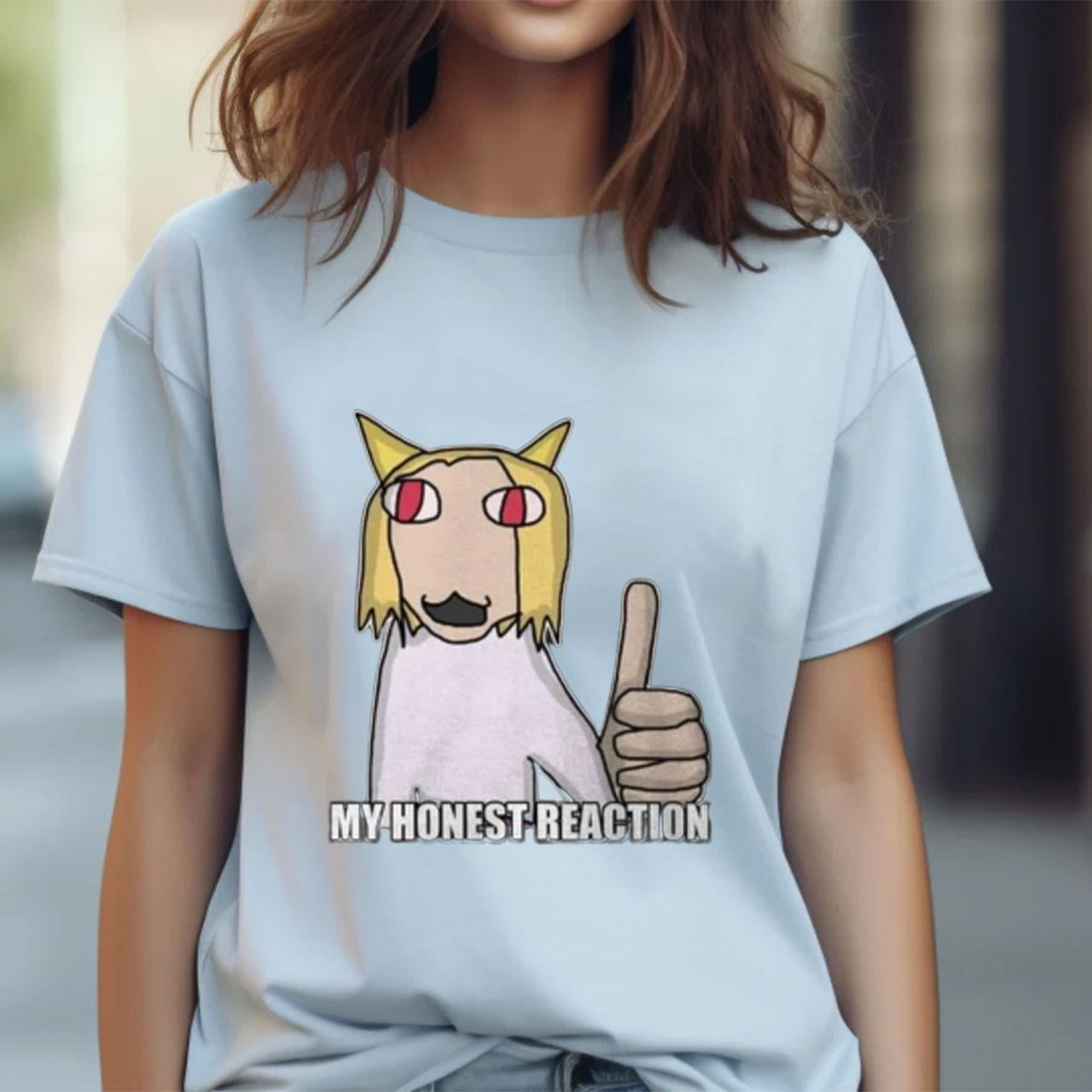 Neco arc Shirt My Honest Reaction Neko arc fate stay night Tsukihime Pilk  guilty gear anime cat kawaii fate grand order meme clothing funny -  Walmart.com