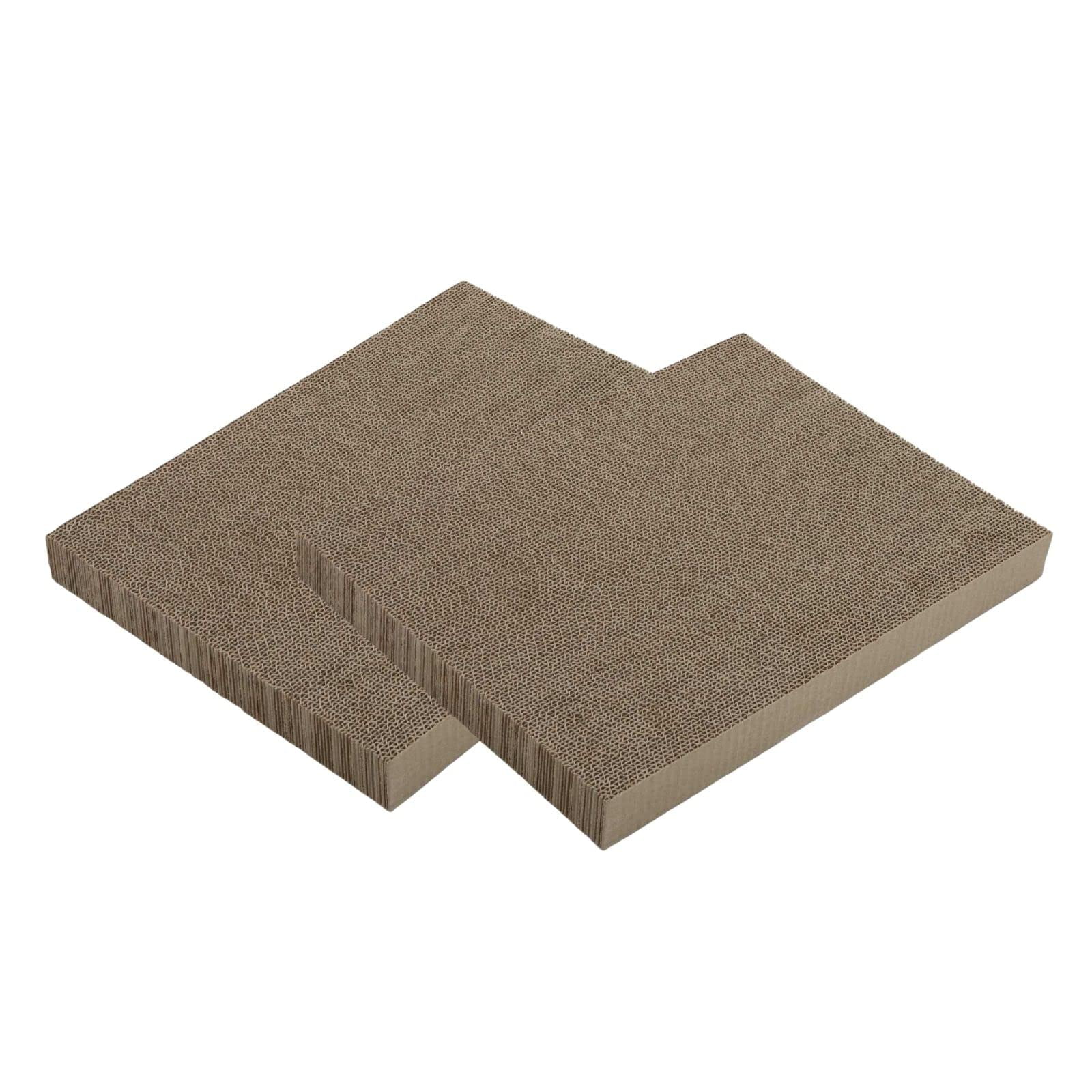 Modern Cardboard Cat Scratcher Bed with Replacement Pads