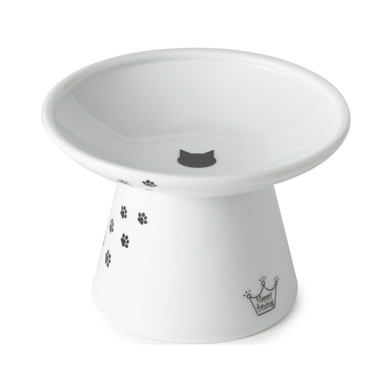 Necoichi Extra Wide Raised Cat Food Bowl
