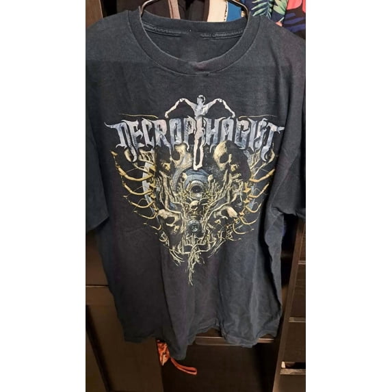 Necrophagist Technical Death Metal Heavy Rock Band Fan T-shirt