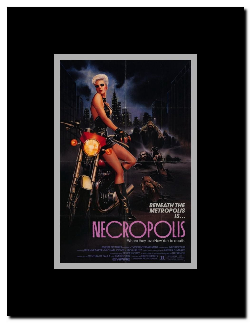 Necropolis Framed Movie Poster
