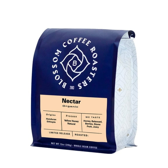 Nectar Blend - Roasted by Blossom Coffee Roasters - Freshly Ground Coffee - 2 Pound Bag