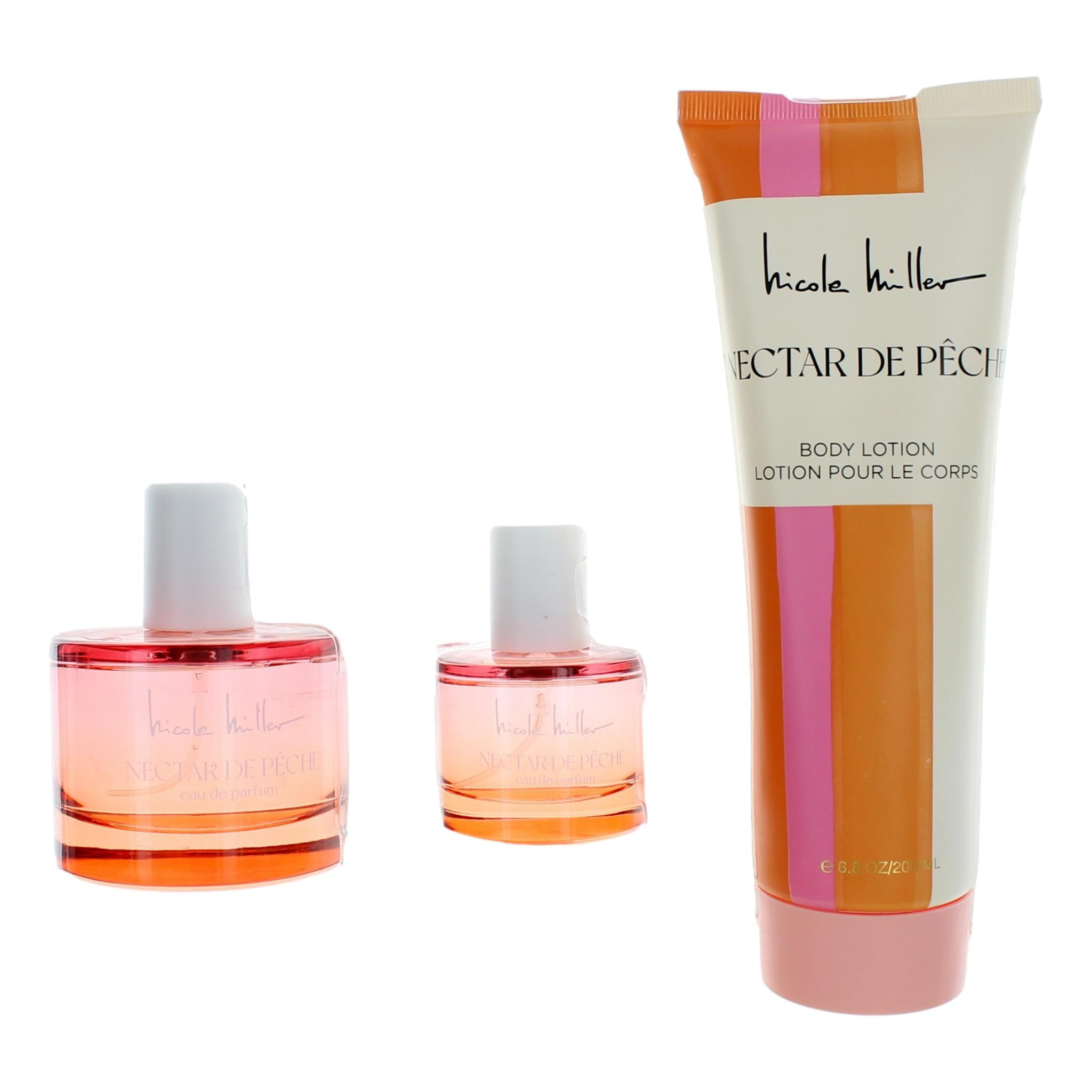 Nicole Miller Nectar De Peche, Piece Gift Set for Women, Peach