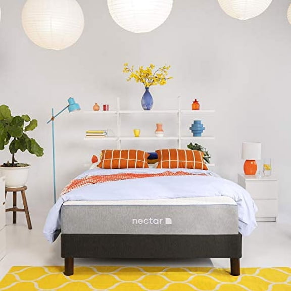 NECTAR CLASSIC 12 KING MATTRESS - MEDIUM FIRM - FOAM - WHITE/GRAY