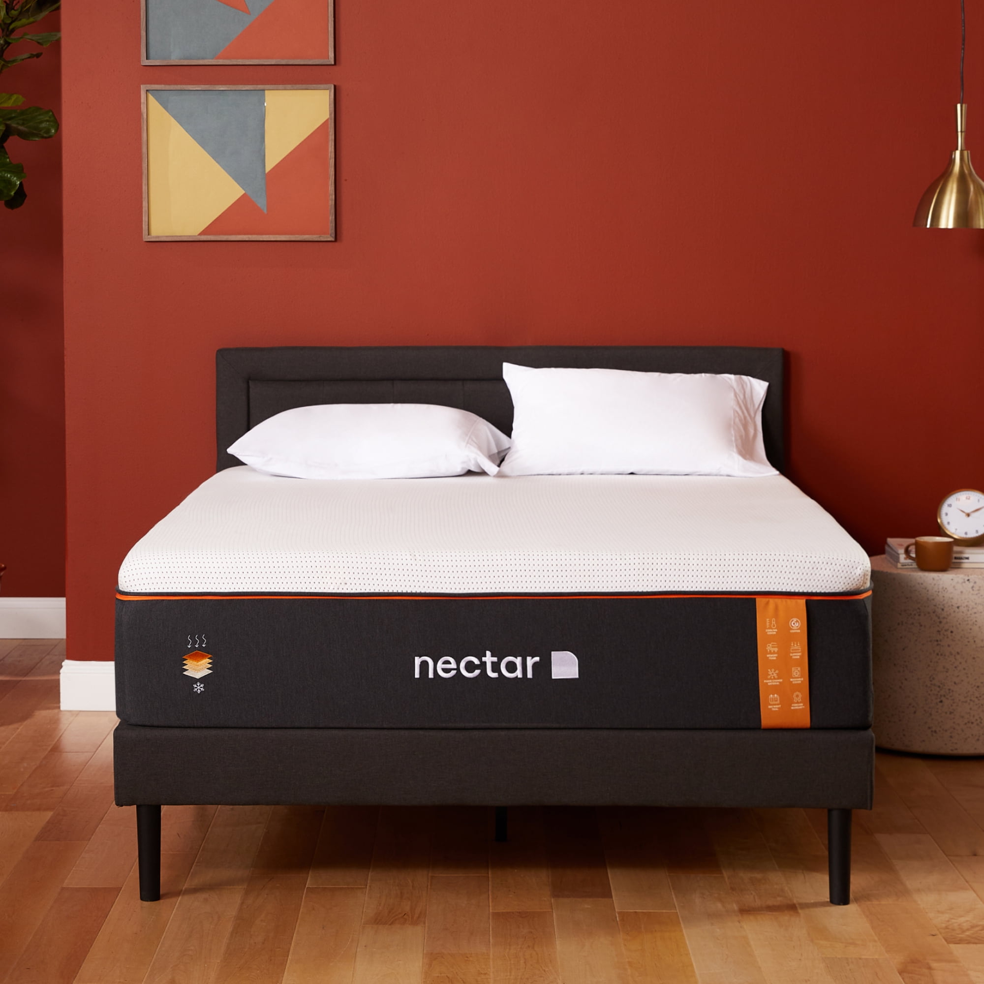 Nectar Premier 14 Memory Foam Copper Mattress Twin Walmart