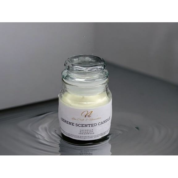 Nectar Serene Lavender Glow Candle, 2.9OZ, Relaxing Scented Bliss, 20h Burn Time