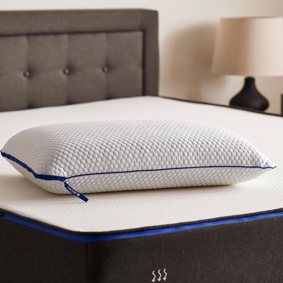 Nectar Tri-Comfort Cooling Cover King Memory Foam & Down Alternative Bed Pillow, Adjustable Firmness