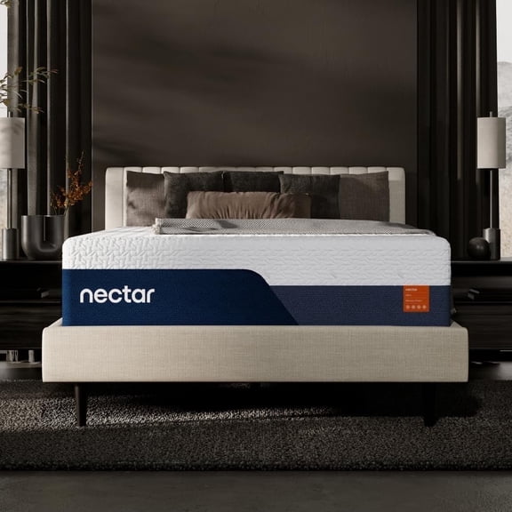 Nectar Ultra 15“ Queen Mattress - Medium Firm - Cooling Fibers & Temperature Regulating Material - 4” Pressure Relief Layer - Zoned Ergonomic Support Layer - 365-Night Mattress Trial