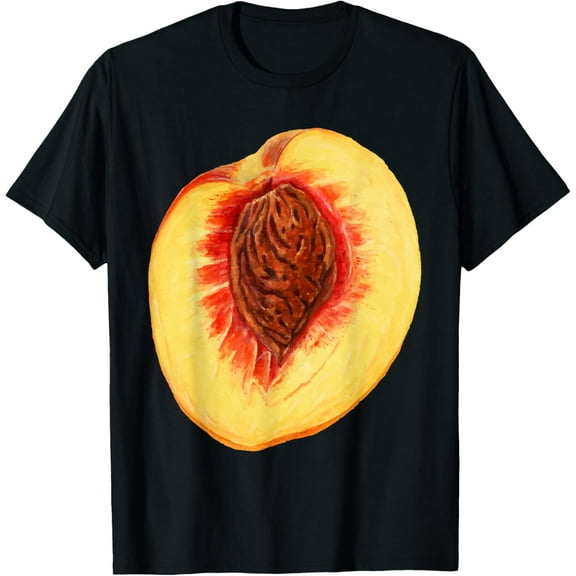 Nectarine Nourishing Fruits And Vegetables T-ShirtPure cotton short-sleeved shirts for both men and women