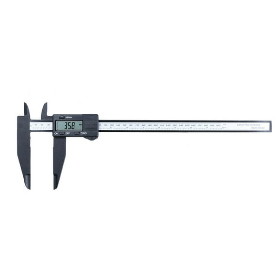 Necvior 0-300mm/0.2mm Digital Vernier Caliper 12 inch LCD Display Long Jaw Micrometer
