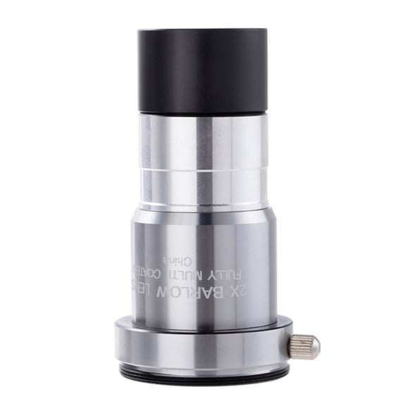Necvior 1.25 Inch 2X Magnification Barlow Lens Small & Portable Magnifying Lens Tool for enhances Telescope Viewing Experience