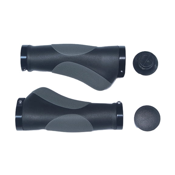 Necvior 1 Pair Bicycles Grips Rubber Cover Handlebar Grips Cycling Handlebar Ergonomic Handle Cover Non-Slip for Mountain Bikes