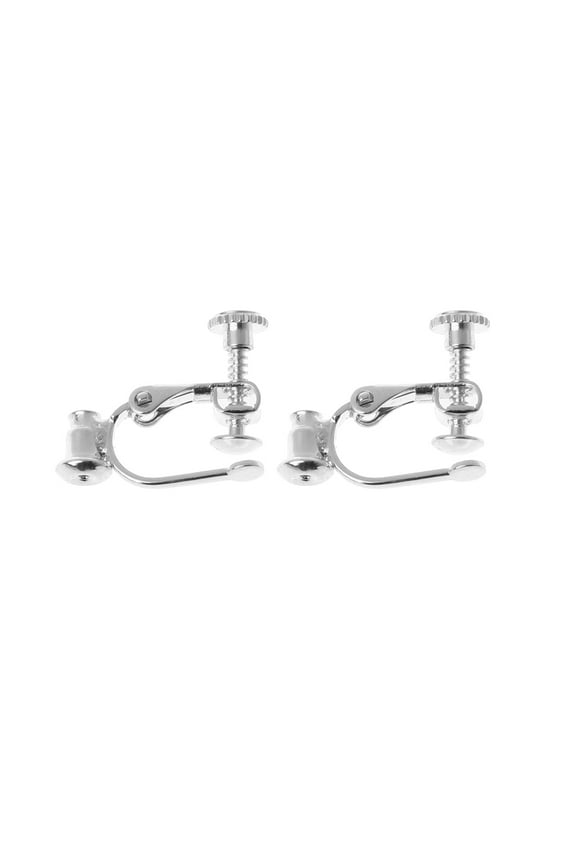 1 Pair Earring Converters For No-pierced Ears Turn Any Into A Clip-On