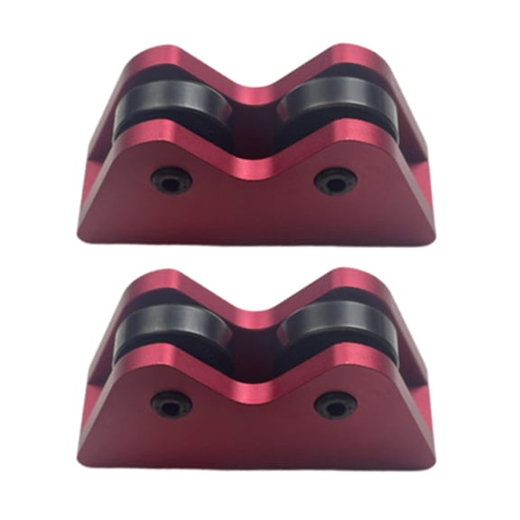 Necvior 1 Pair Pool Billiard Cue Snooker Club Roller Inspect Tool Straightness Detector