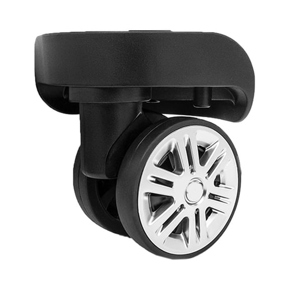 Necvior 1 Pair Replacement Luggage Wheels Durable Swivel Casters for Suitcase Repair