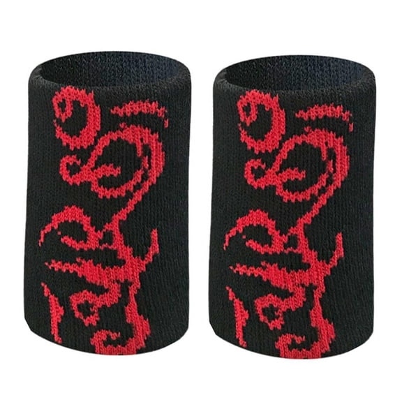 Necvior 1 Pair Sports Wristband Workout Wrist Band Wrist Sweat Band Absorbent Sweatbands for Tennis Basketball Football Running