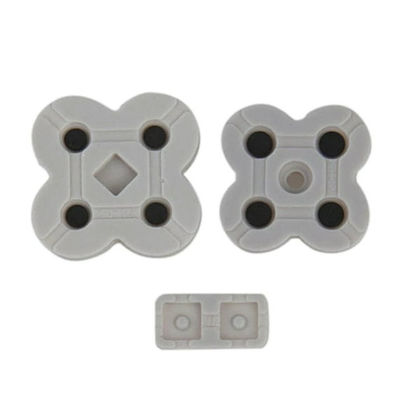 Necvior 1 Set Conductive Pads For NDSL NDS Lite Controller Conductive Silicone Button Rubber Pad Replacement Repair Part