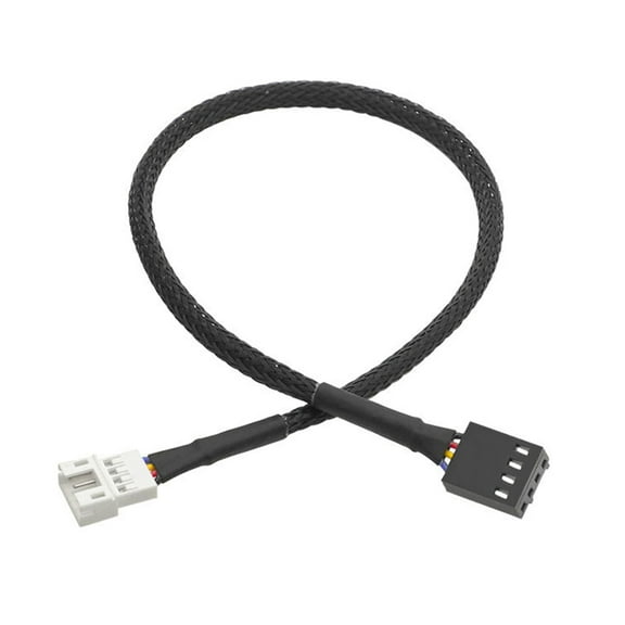 Necvior 1 to 1/2Ways CPU 4 Pin PWM Case Cooling Fan Splitter Power Adapter Cable