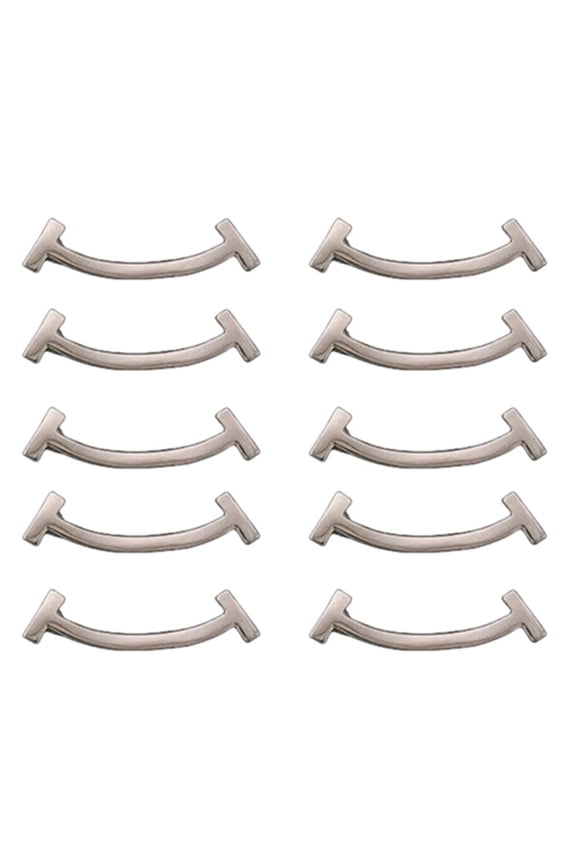 10 Pack Fashion Brooch Smile Brooch Stylish Clothing Pin Fixed Clothes Pin Sweater Pin Coat Clothing Jewelry Accessory