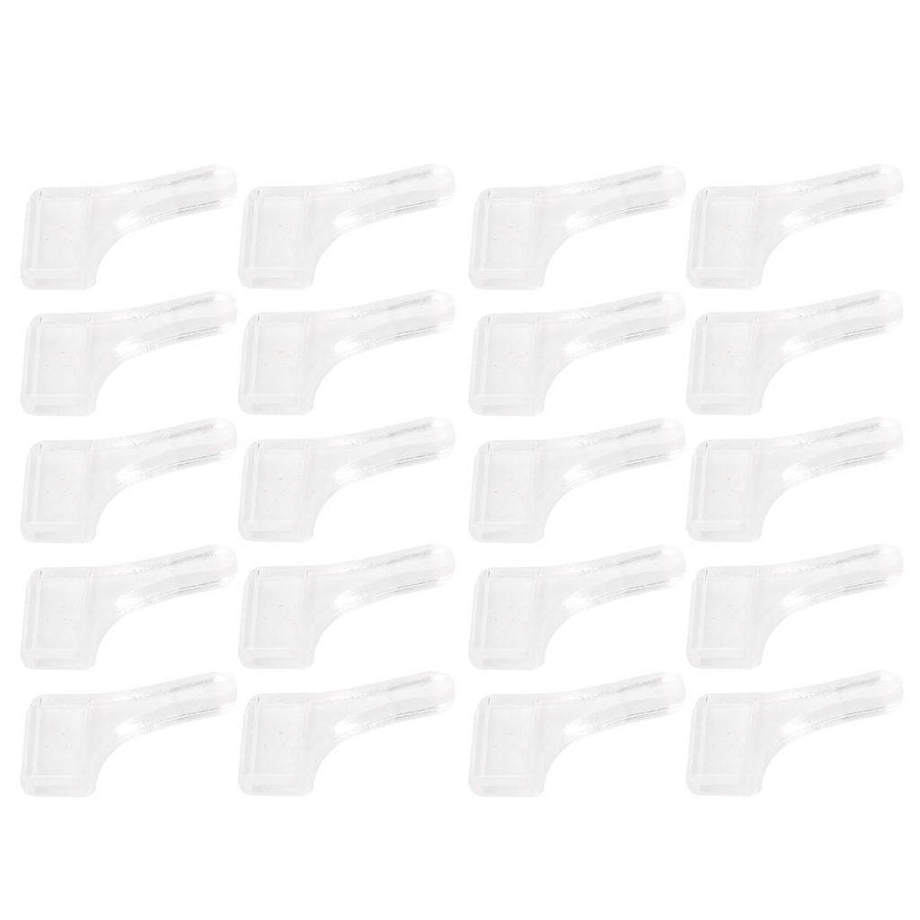Necvior 10 Pairs Transparent Ear Hooks Glasses Leg Non Slip PVC Holder ...