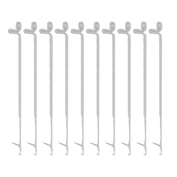 Necvior 10 Pcs Crochet Threader Beading Needles Stringing Tool DIY Jewelry Making 80mm