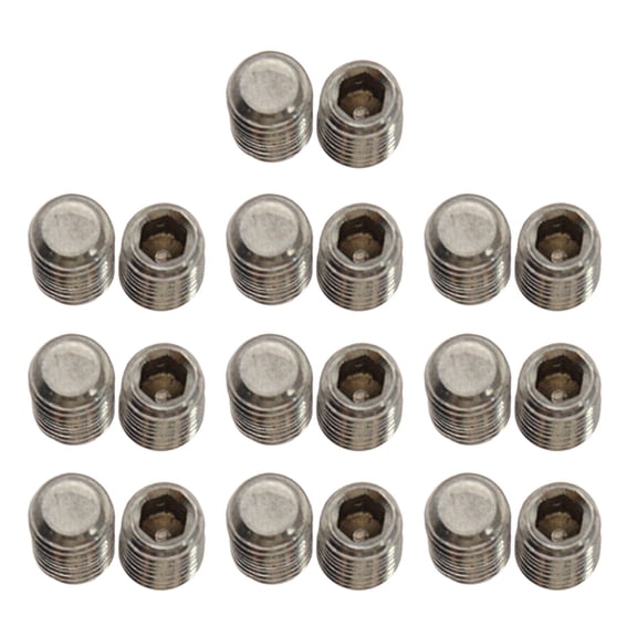 Necvior 10 Pcs Surfboard Fin Screws Grub Screws Fin Replacement Grub Screw Hardware Part