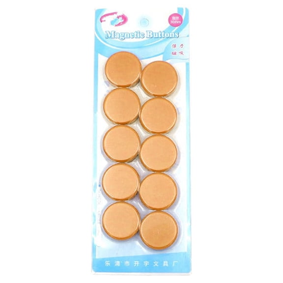 Necvior 10 Pieces Colorful Push Pin Magnets Office Magnets Perfect for Kitchen Home