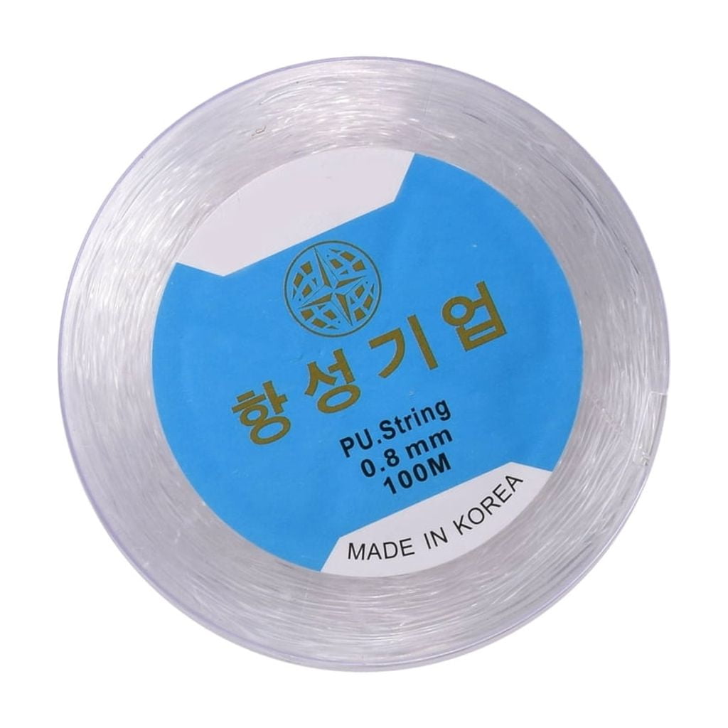 Necvior 100M Flexible Crystals Elastic Thread for Crafting Stretchable ...