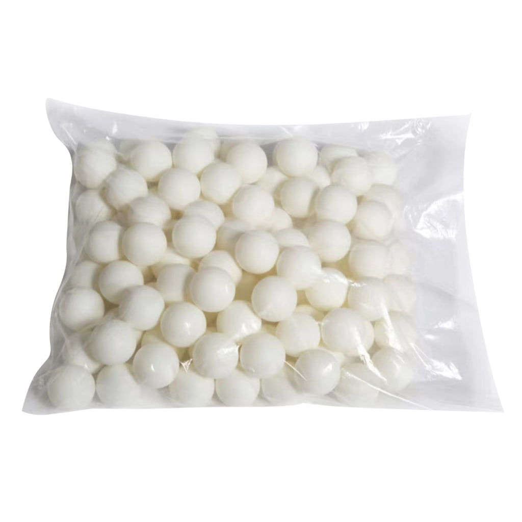 Necvior 100Pcs Pingpong for Party Family School Outdoor Game Beginner Adults and Athletes Plastic 40mm Table Tennis