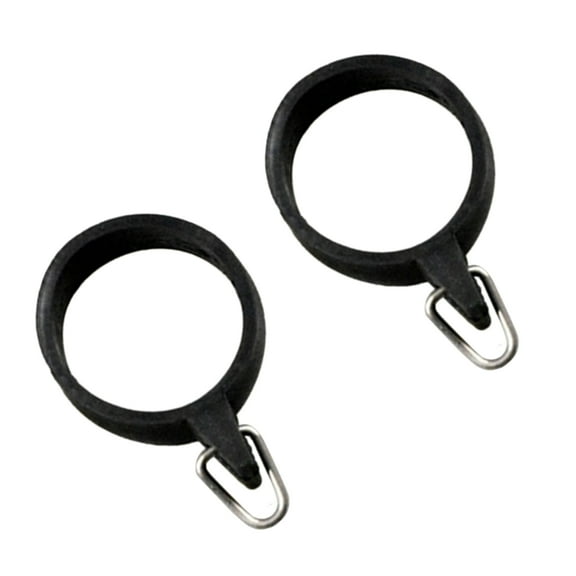 Necvior 10Pcs Elastic Fishing Rod Hook Keeper Fish Poles Rubber Rings Metal Holder Fishing Rod Hook Keeper Baits Tool Accessory