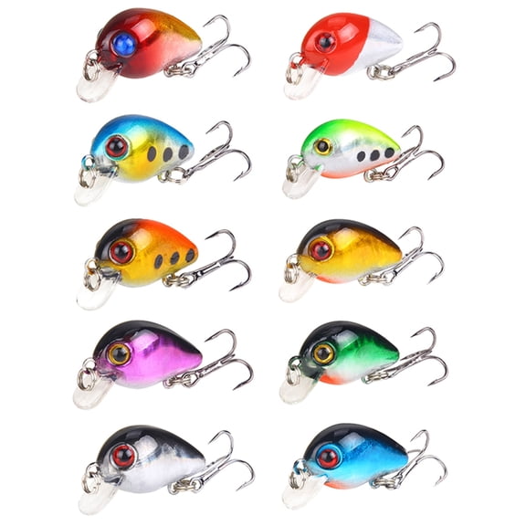 Mini Lures Mini Crankbait Fishing Lures Kits Swimbait Wobbler Hard Baits for Bas ...