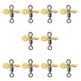 thumbnail image 1 of Necvior 10Pcs Stainless Spinnerbait Props Plug Casting Fly Propeller Spinnerbait DIY Fishing Lures Topwater Fishing Lures, 1 of 10