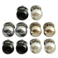 thumbnail image 1 of Necvior 10Pcs/lot Buttons Women Shirt Safety Pins Imitation Pearls Brooch Button for DIY, 1 of 20