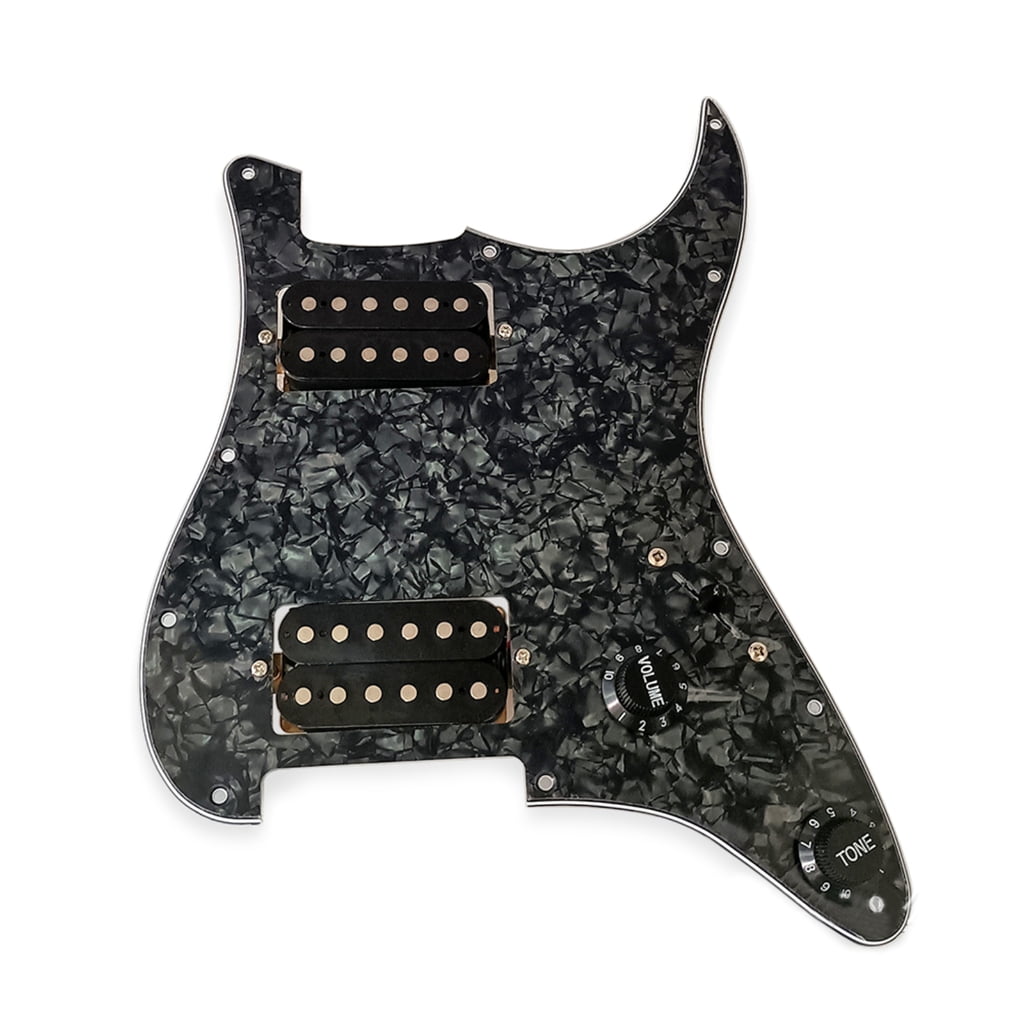 Necvior 11 Hole Loaded Prewired Guitar Pickguard Guard Plate HSH Pickups Guitar Parts