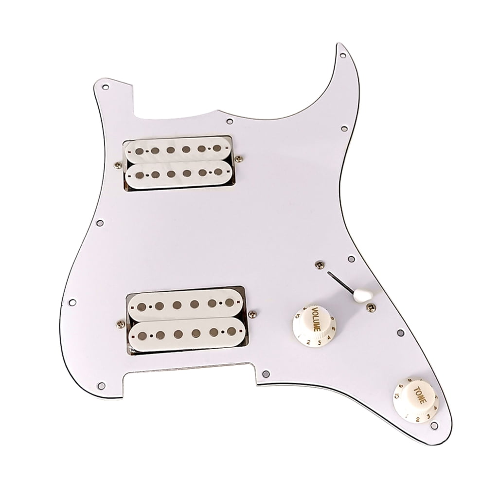 Necvior 11 Hole Loaded Prewired Guitar Pickguard Guard Plate HSH Pickups Guitar Parts