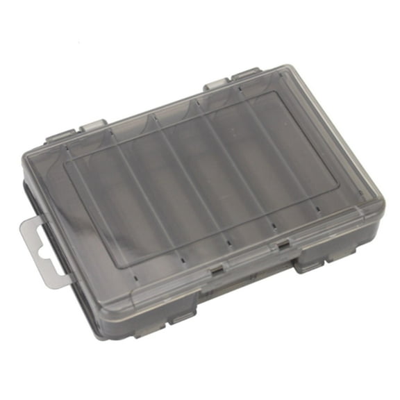 Necvior 12 14 Compartments Double Sided Fishing Tackle Box Lure Bait Storage Box Fishing Hooks Organizer Storage Visible for Cas