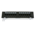 Necvior 12 Ports Patch Panel for Cat 6 Wall Mount and Rack Mount Space ...