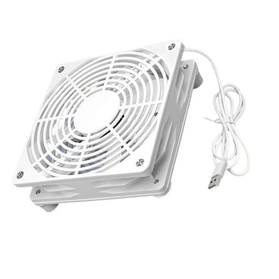 Necvior 120mm USB 5V Cooling Fan Portable Cooling Fan for Tablet TV Receiver Router DVR Computer Cabinet Component Cooling