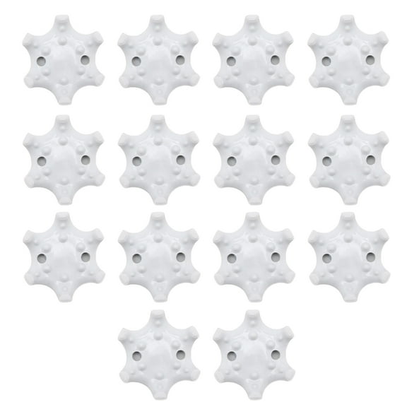 Necvior 14Pcs Golf Spikes Pin Replacement Turn Fast Twists Shoe Spikes Soft Spikes Fast Twists Stud for Golf Shoes Part
