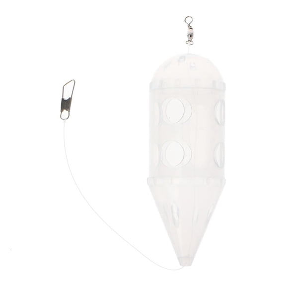 Necvior 1PC New Small Bait Cage Fishing Trap Basket Feeder Holder Catcher For Angler