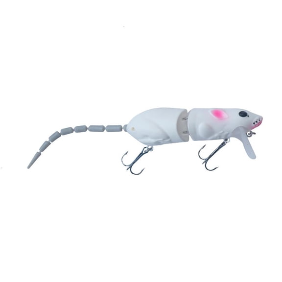 Necvior 1Pc Mouse Lures Artificial Plastic Mouse Fishing Lures Swimbait Artificial Baits