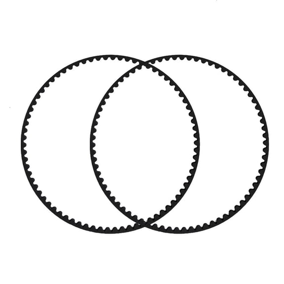 Necvior 2/4Pcs Replacement Elastic Belt Vacuum Cleaner Rubber Belt for 3M210