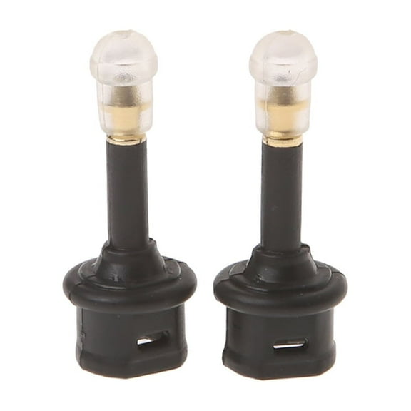Necvior 2 Pcs Toslink Female To 3.5mm Male Mini Audio Plug Digital Optical Adapter Conve