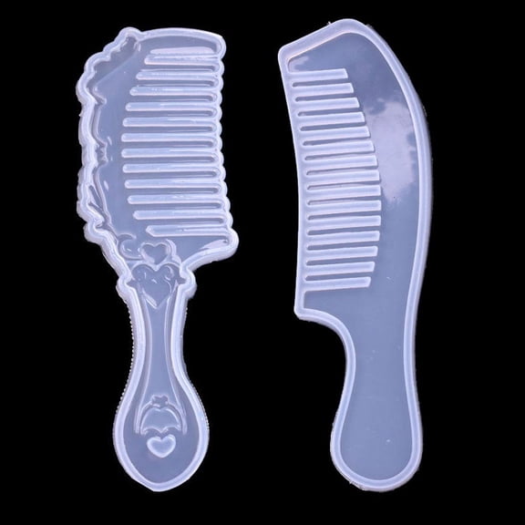 Necvior 2 Shape Comb 3D Epoxy Resin DIY Mold for DIY Jewelry Craft Making Handmade Gift