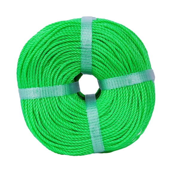 Necvior 200m Polyethylene Cord High Strength Truck Cargo Binding Clothes Drying Cord 20 Strands Wear Resistant Woven Rope