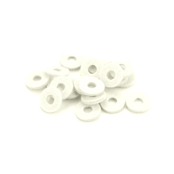 Necvior 20Pcs Brass Trumpets Musical Instrument Trumpet Valves Felt Washers Replacements