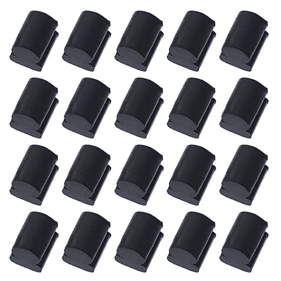 Necvior 20Pcs Small Flat Key Euphonium/Tuba/Horn Pad Rotary Valves Silicone Pad