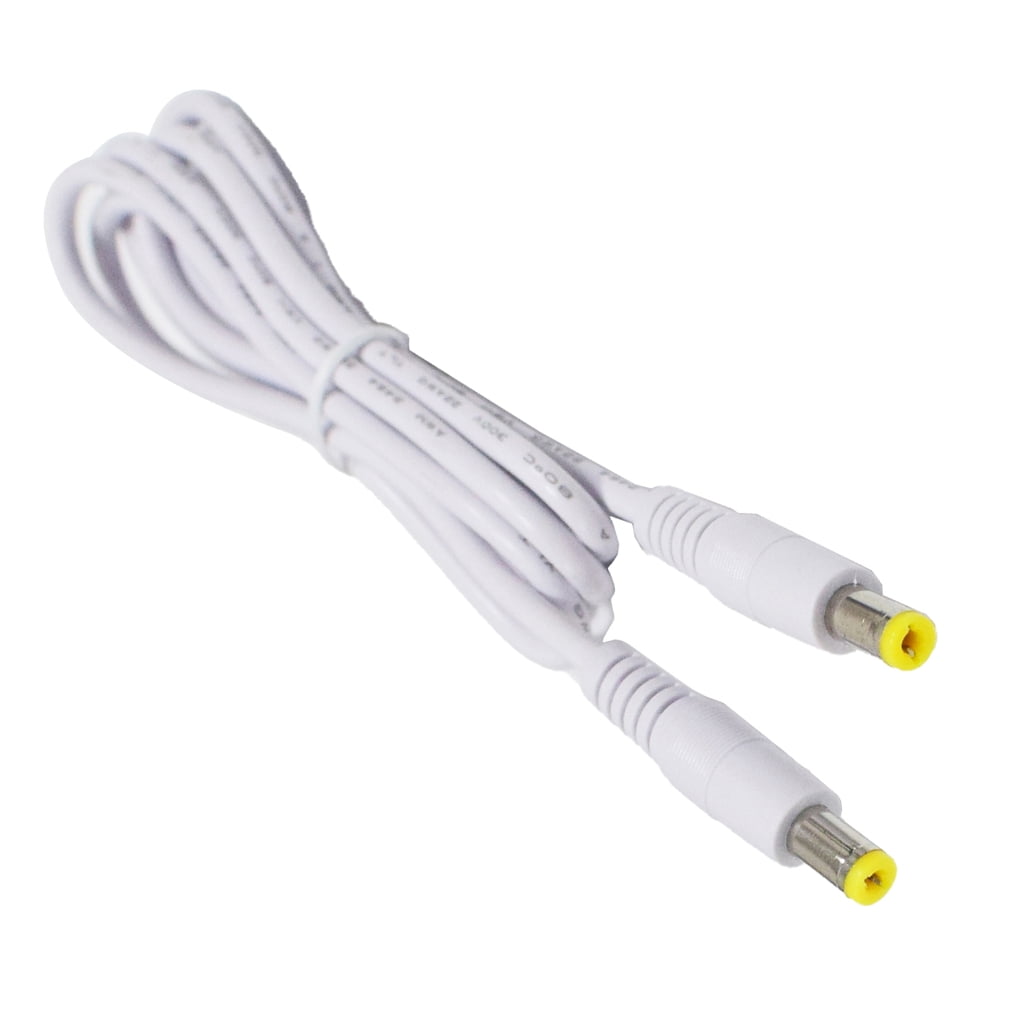 Necvior 22AWG 5.5x2.1mm Male to Male Extension Cord Power Adapter Cable for LED Light Camera CCTV Security Camera Adapter